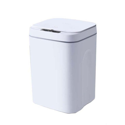 12/14/16L Smart Trash Can with Lid Kitchen Bathroom Living Room Toilet Induction Waste Bins Automatic Sensor Inteligent Dustbin - ElitShop