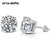 ATTAGEMS 2 Carat 8.0mm D Color Moissanite Stud Earrings For Women Top Quality 100% 925 Sterling Silver Sparkling Wedding Jewelry