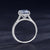 Ailmay Genuine 925 Sterling Silve Fashion Generous Oval Emerald Cut Sparkling CZ Rings For Women Wedding Engagement Jewelry Gift