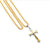 Fashion Stainless Steel Cross Pendants Necklace Jewelry for Men and Women Various Styles of Crystal Pendant Best Gift