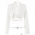 Gtpdpllt Gray Double Layer Bandage Slim Blazer Desigual Women Long Sleeve Pocket Short Jacket Female Outwear 2021 Crop Tops