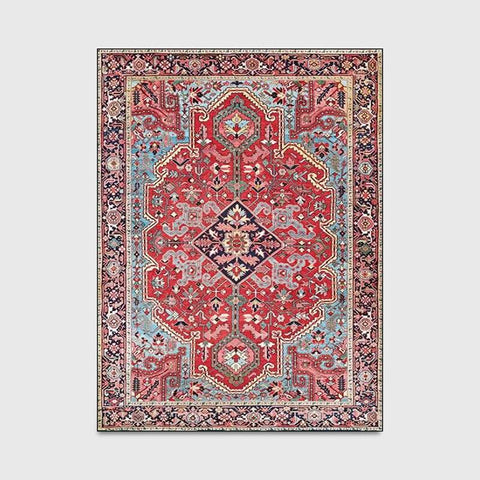 Vintage Persian Carpet for Living Room Bedroom Non-Slip Area Rugs Absorbent Boho Morocco Ethnic Retro Geometric Carpet 160x230 - ElitShop