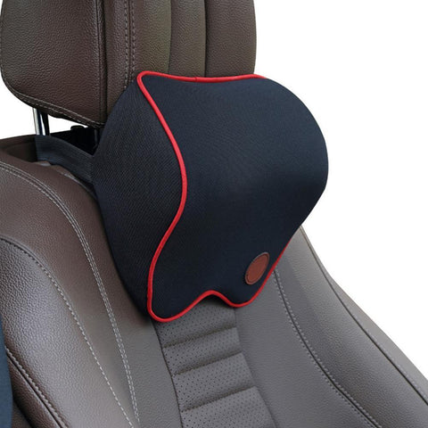 Car Seat Headrest Car Neck Pillows Filled Fiber Cushion Pad Accessories Head Rest Memory Support For Travel Seat Car Foam - ElitShop