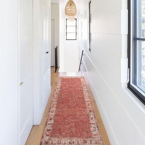 Vintage American Style Carpet for Living Room Home Hallway Long Rug Decor Chenille Persian Bedroom Carpet Retro Study Table Mat - ElitShop