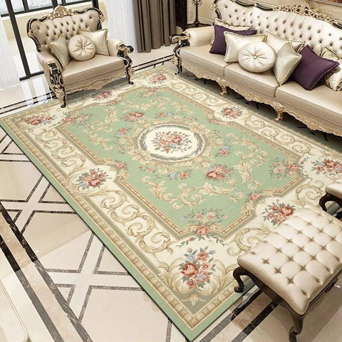 European-style Rug Living Room Rug Home Rug Floor Door Mat Soft and Delicate Rug Exquisite Printed Rug Carpet - ElitShop