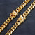 Hip Hop Golden Curb Cuban Link Chain Stainless Steel Necklace for Men and Women Gold Silver Color Bracelet Fashion Jewelry