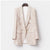 Khaki Tweed Jacket Women Sequins flash fabric one piece spring / autumn women&#39;s coat jacket ladies small fragrant wind jacket