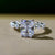 OEVAS 100% 925 Sterling Silver Wedding Rings Set For Women Sparking Created Moissanite Gemstone Diamonds Engagement Fine Jewelry