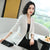 PEONFLY Ladies Blazer Long Sleeve Blaser Women Suit jacket Female Feminine Blazer Femme White Black Blazer Autumn