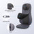 Comfier Neck Back Massager with Heat, Shiatsu Massage Chair Pad,Height Adjustable Kneading Rolling Chair Massage Seat Cushion