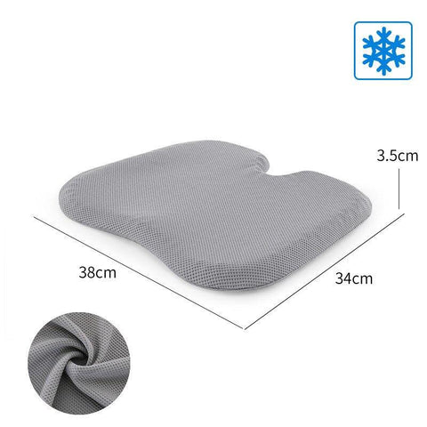 Summer Gel Car Support Seat Cushion Auto Massage Hips Orthopedic Pillow Office Chair Seat Cushion Car Coccyx Pain Relief Pillow - ElitShop