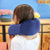 Memory Foam Neck Pillows Soft Slow Rebound Space Travel Solid Neck Cervical Healthcare Neck Massage Pillow for Pain Relief Body