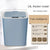 18L Smart Trash Can Automatic Induction Trash Can Electric Touch Trash Can Kitchen Practical Trash Can for Garbage Storage14/16L