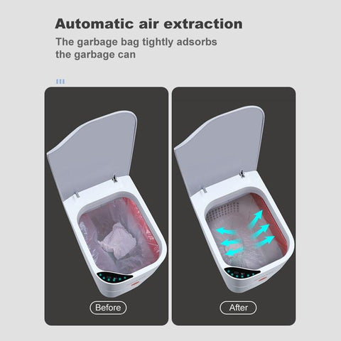 Smart Induction Trash Can Automatic Dustbin Bucket Garbage For Bathroom Kitchen Electric Touch Trash Bin Paper Basket Joybos - ElitShop