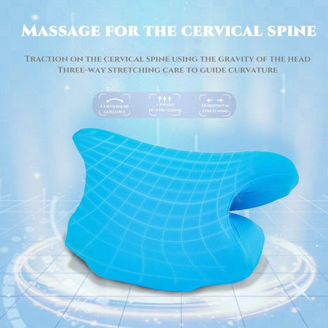 Neck Massage Pillow With Removable and Washable Cover Shoulder Stretcher Cervical Chiropractic Traction Device Neck Massager - ElitShop