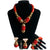 Chunky Original Coral Beads Nigerian Wedding African Jewelry Sets Orange Wedding Bold Necklace Set For Women Free Shipping 2018