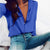 2020 Elegant Office Blouse Women Clothes Turn-down Collar Long Sleeve  Shirt  Plus Size Streetwear Womens Tops And Blouses