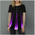 Shirt Women Spring Summer Blouse 3/4 Sleeve Casual 3D Gradient Printing Female Fashion Shirt Tops Plus Size 5XL StreetShirt