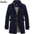 BOLUBAO New Men Fashion Jacket Coat Spring Brand Men&#39;s Casual Fit Wild Overcoat Jacket Solid Color Trench Coat Male