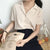 2020 Summer Blouse Shirt For Women Fashion Short Sleeve V Neck Casual Office Lady White Shirts Tops Japan Korean Style #35