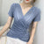 5XL Women lace tops New Arrivals 2020 Summer short sleeve v-neck women blouse shirt Sexy Hollow out lace tops plus size blusas
