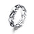 WOSTU 100% Real 925 Sterling Silver Animal Elephant Family Finger Rings For Women Silver Fashion 925 Jewelry Gift CQR344