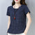 Women&#39;s Summer Blouses Vintage Linen Cotton Women Tops Blouses Short Sleeve Women Shirts Plus Size Women Clothing Blusas 2127