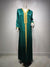 AB034 Hooded Velvet Dress Abaya Woman Clothing European Muslim Kebaya Embroidery Jalabiya Red White Green Robe With Hat Dubai