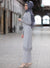 2020 Chiffon Muslim Women Hollow Out Long Tops Islamic Sets Women Muslim Pants Moroccan Kaftan Abaya Ramadan Prayer Clothes
