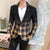 2021 new style Premium color scheme for men slim fit business plaid Blazers/Male fashion Leisure suit coat plaid Jackets S-3XL