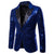 Formal Men Glitters Suit Jackets Sequins Party Button Dance Bling Coats Wedding Party Men Blazer Gentleman Formal Suit
