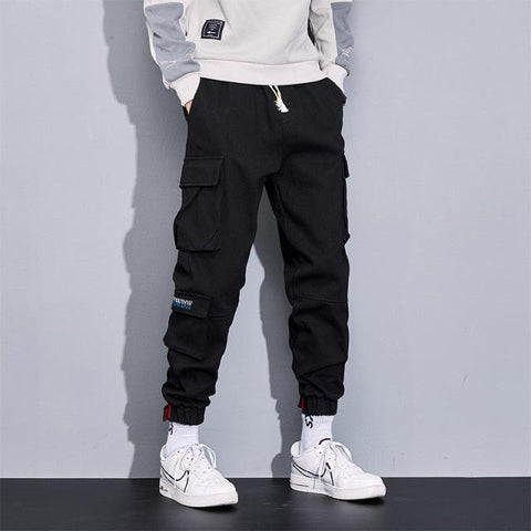 Plus Size Multi-Pockets Cargo Pants Men Streetwear Jogger Pants Ankle-Length Casual Baggy Pants 6XL 7XL 8XL - ElitShop