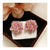 Jewelry Sets For Women S925 Silver Needles Pink CZ Stereoscopic Rose Flower Open Adjustable Stud Earrings Index Finger Ring