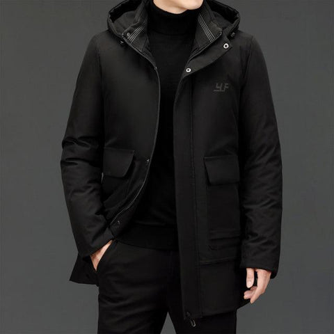 Top Grade Warm Winter Designer Brand Luxury Top Quality Hooded Casual Fashion Parka Jacket Men Windbreaker Coats Clothes Men - ElitShop