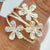 GODKI NEW LUXUYR Flowers BIG Statement Rings for Women Cubic Zircon Finger Rings Beads Charm Ring Bohemian Beach Jewelry Gift