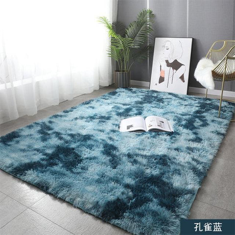 Carpets For Living Room Modern Sofas Grey Fluffy Carpet Bedroom Decoration Anti-slip Furry Large Rug Washable Floor Covering Mat - ElitShop