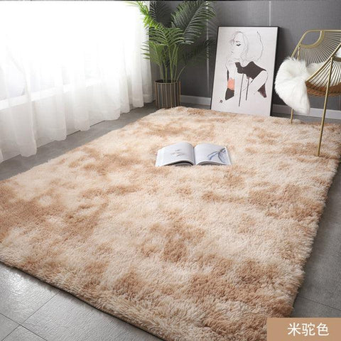 Carpets For Living Room Modern Sofas Grey Fluffy Carpet Bedroom Decoration Anti-slip Furry Large Rug Washable Floor Covering Mat - ElitShop