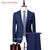 5XL( Jacket + Vest + Pants ) Boutique Pure Color Mens Business Formal Suit Three-piece Set and Two-piece Set Groom Wedding Dress
