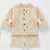 Toddler Baby Boys Girls Clothing Knitted Suit Fall Winter Cardigan Sweater+Shorts Infant Baby Girls Boys Knit Suit Korean Style