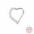 AIDE Round 925 Silver Nose Hoop Nose Ring CZ Crystal Piercing Ear Tragus Cartilage Jewelry 2021 Earrings Body Jewelry Wholesale