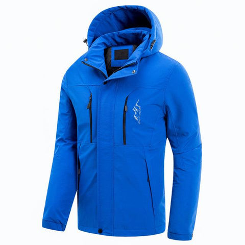 Men 2021 Spring Autumn New Outdoor Warm Casual Hooded Jacket Coat Men Brand Outfits Waterproof Thick Cotton Classic Jackets 4XL - ElitShop