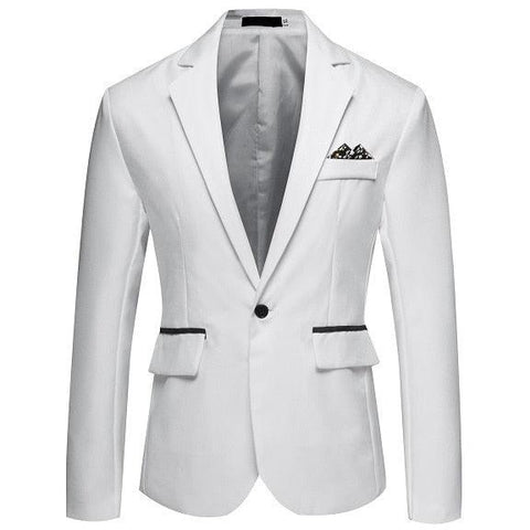 Fashion New Men&#39;s Casual Business Jacket Slim Fit Dress Blazer Wedding Suit Jacket Fashion Cocktail Party Suit Jacket - ElitShop