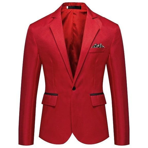 Fashion New Men&#39;s Casual Business Jacket Slim Fit Dress Blazer Wedding Suit Jacket Fashion Cocktail Party Suit Jacket - ElitShop