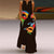 MOVOKAKA Human Face Printed Black Dress 2022 Elegant Casual Vintage Dresses Woman Summer Beach Sleeveless Girls Long Dress Women