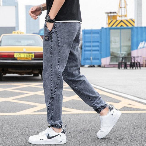 New Product Jeans Men&#39;s Loose Autumn Men&#39;s Stretch Casual Overalls Trendy Brand Harlan Trousers Long Pants for Men - ElitShop
