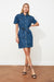 Trendyol Arched Mini Denim Dress TWOSS20EL2355