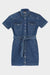 Trendyol Arched Mini Denim Dress TWOSS20EL2355