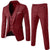 Pieces Business Blazer +Vest +Pants Suit Sets Men Autumn Fashion Solid Slim Wedding Set Vintage Classic Blazers Male
