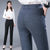 New arrival Elegant Pencil Pants For Women High Waist Work Wear Sweatpants Classic Formal Solid Straight Capris Trousers
