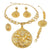 Newest Italian Golden Jewelry Set Woman Large Pendant Necklace Banquet Wedding Party Jewelry Set H0081